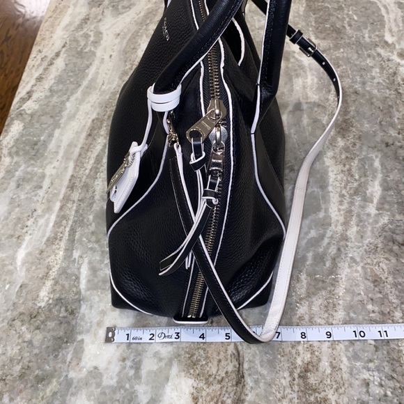 Coach Full Size Black and White Purse - Picture 2 of 8